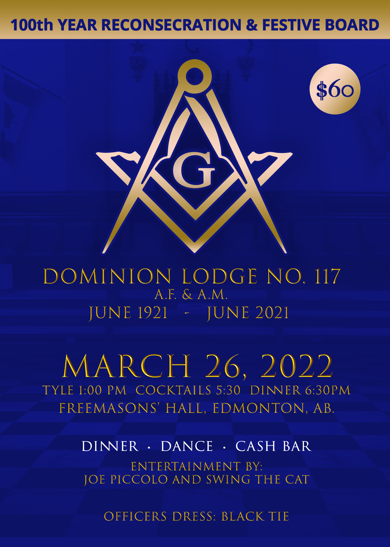 Dominion Lodge 117 Reconsecration
